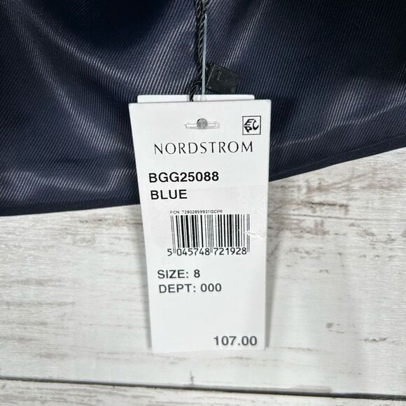 Nasty Gal Mirrored Charm Heart Moon Stars Crop Bralette Navy 8 NWT $107 - Picture 6 of 12